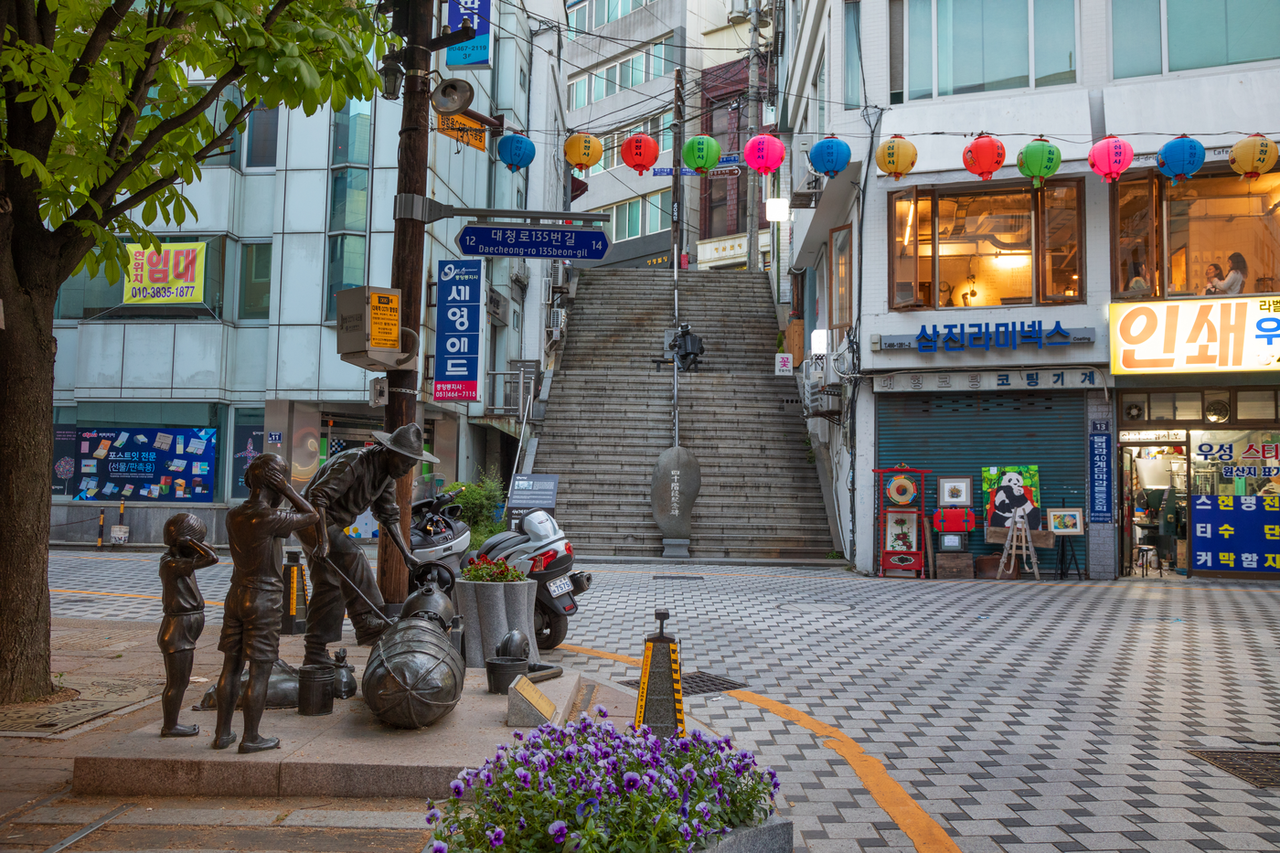 The 40-step Stairway in Jung-gu, Busan (Busan Metropolitan City via Visit Busan)