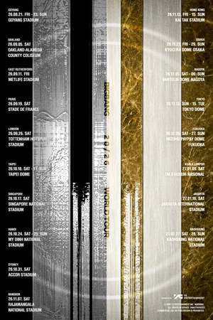 Big Bang unveils first world tour in nine years