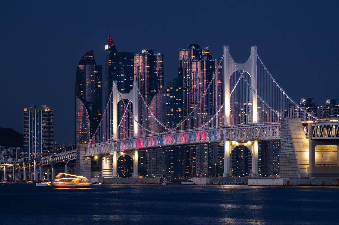 Gwangan Bridge in Suyeong-gu, Busan (Busan Metropolitan City via Visit Busan)