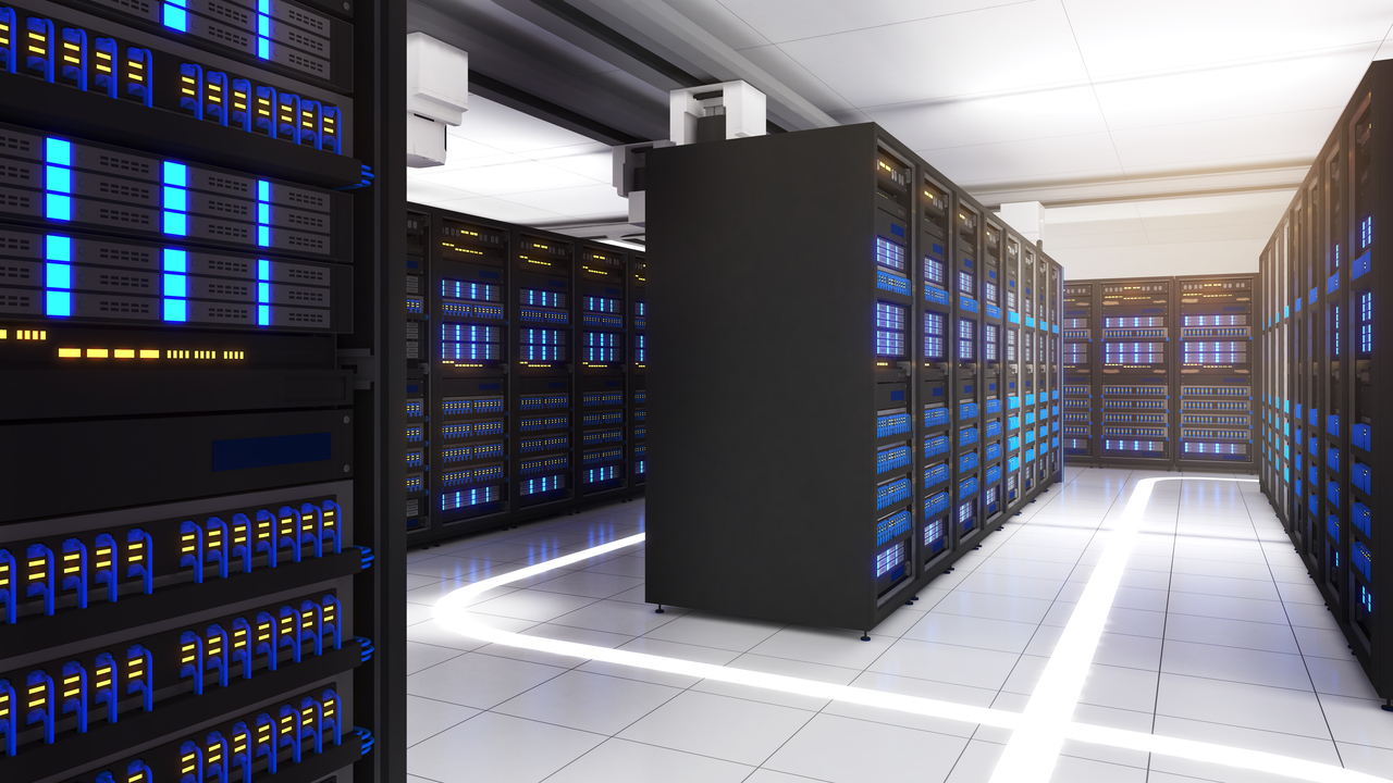 A data center. [Getty Images Bank]