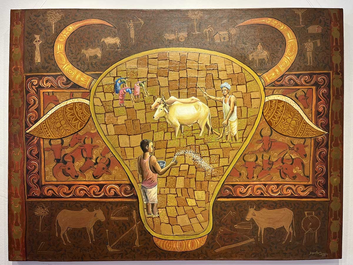 No. 23, "Ox-Farmer Bond"    (Kathmandu Post)