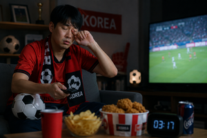 [리얼푸드] 월드컵 시즌, 야식·카페인 섭취 주의 - 뉴스 썸네일 이미지
