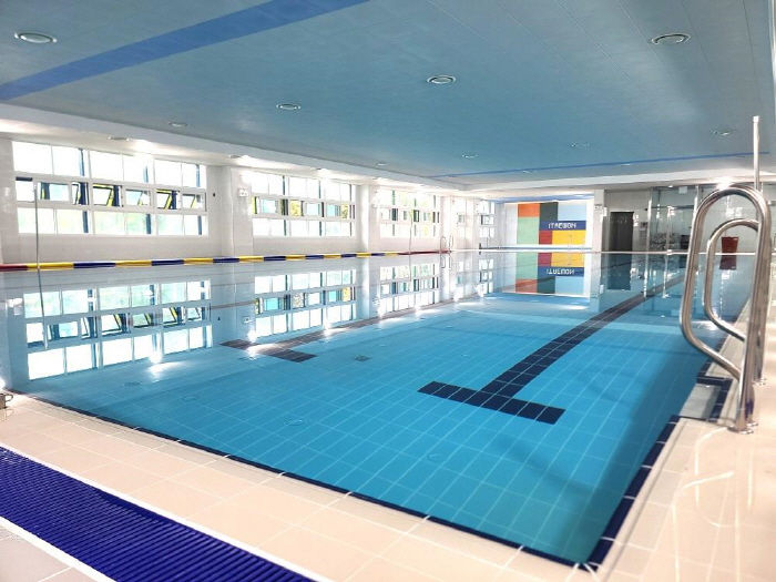 Swimming pool of Itaewon Elementary School in central Seoul (Yongsan-gu Office)