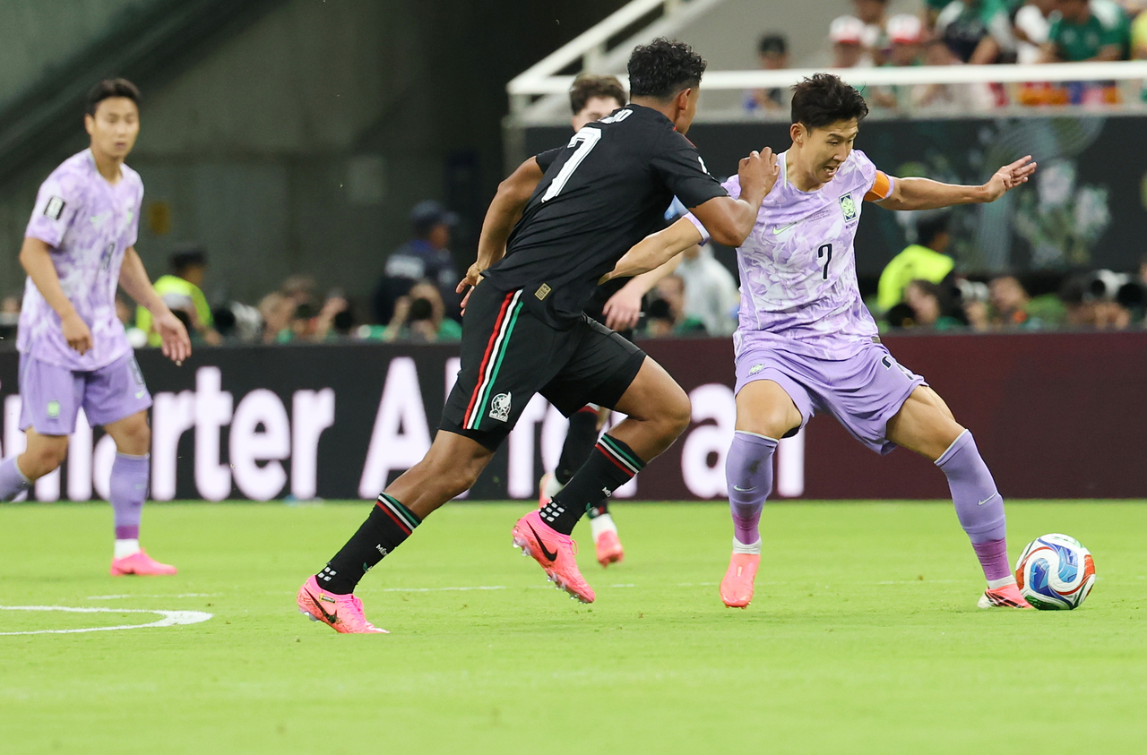 South Korea's match against Mexico on Thursday. (Yonhap)