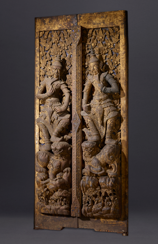 "Former Inner Gate from Wat Phra Kaeo" ( National Museum Bangkok, National Museum of Korea)