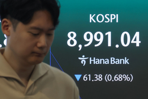 구천피 넘자마자 ‘헉헉’…하락출발 코스피, LG전자는 10%대 급등 [투자360]