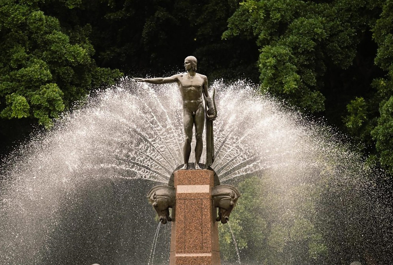 The Archibald Fountain in Hyde Park, near the Art Gallery of New South Wales