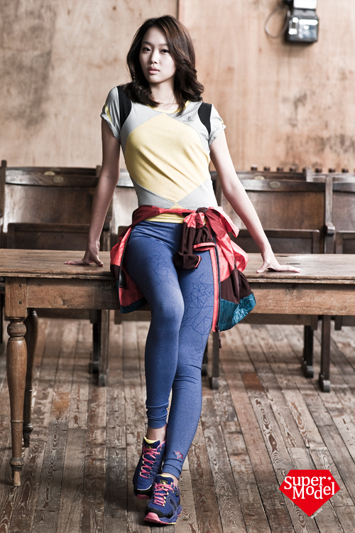 Jin Ki-joo during her early modeling career at the 2014 SBS Supermodel Contest (SBS)