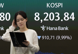 코스피 9.99% 급락에도 개인은 11조 베팅…‘삼전닉스’ 금융위기 후 최대 하락 [투자360]