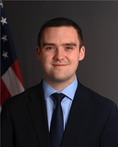 This photo from the State Department's website shows Dylan Johnson, assistant secretary of state for global public affairs. (Yonhap)