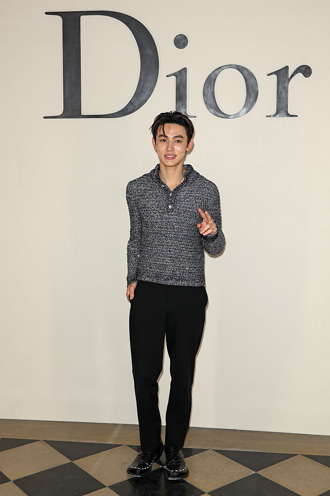 Cortis member Seonghyeon attends the Dior Homme Menswear Spring/Summer 2027 show as part of Paris Fashion Week in Paris, France, on June 24, 2026. (Getty Images)