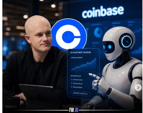 Coinbase has described "Coinbase Advisor" as the first AI-based investment advisory tool registered with the SEC (Securities and Exchange Commission). [Source: futurewalt.ai Instagram]