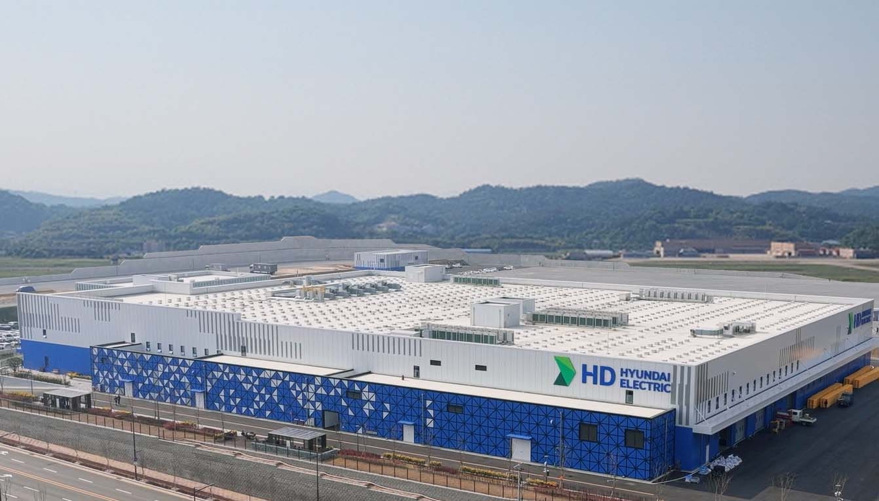 A view of HD Hyundai Electric’s Cheongju Power Distribution Campus in Cheongju, North Chungcheong Province. (HD Hyundai Electric)