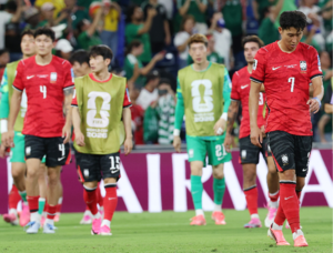 South Korea falls to No. 32 in FIFA rankings