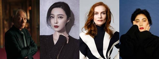 From left: Director Yuen Woo-ping, actors Fan Bingbing, Isabelle Huppert and Josie Ho. (BIFAN)