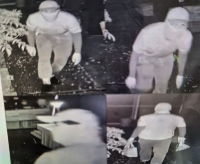 The actual surveillance footage from a residential building in Tongyeong, South Gyeongsang Province, shows the suspect in a murder case involving a suspected home invasion on June 10. (Gyeongnam Provincial Police Agency)