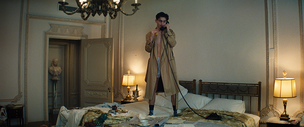 Timothee Chalamet stars in "Marty Supreme." (A24/Mindmark/Hive Media Corp)