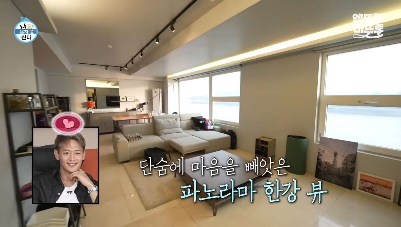 그룹 샤이니 멤버 민호가 지난해 MBC 예능프로그램 ‘나 혼자 산다’에 출연해 띠에라하우스 내부를 공개한 모습. [MBC 공식 유튜브]