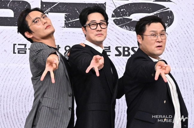 최대훈, 소지섭, 윤경호/사진=윤병찬 기자