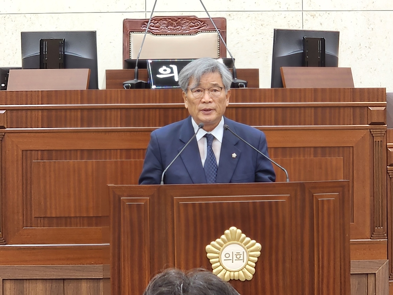 이재갑 안동시의회 의장.[더불어민주당 경북도당 제공]