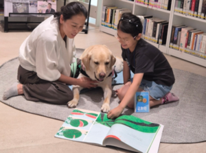 When these dogs listen, children find their voice