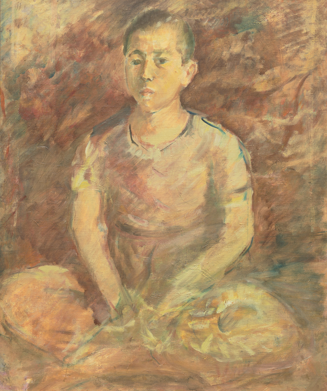 “Seated Boy” by Kim Jae-seon (MMCA, Korea)