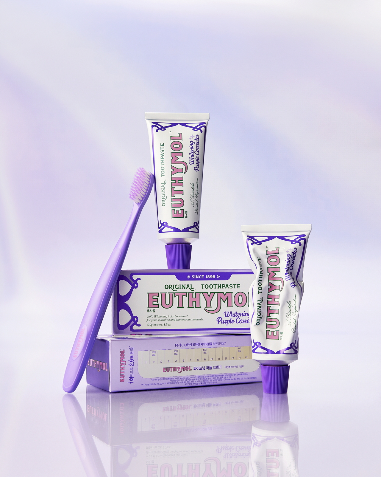 Euthymol's Whitening Purple Corrector toothpaste (LG H&H)