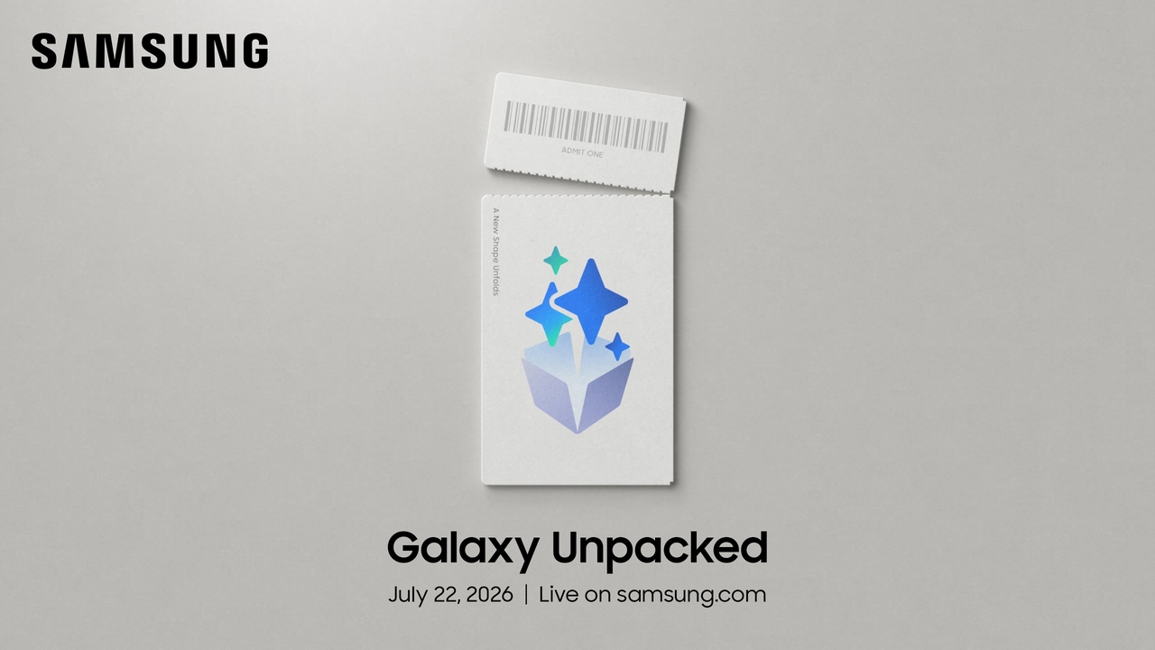 Samsung Electronics' invitation for Galaxy Unpacked, scheduled for July 22 in London (Samsung Electronics)