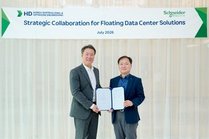 HD KSOE, Schneider partner on floating data centers