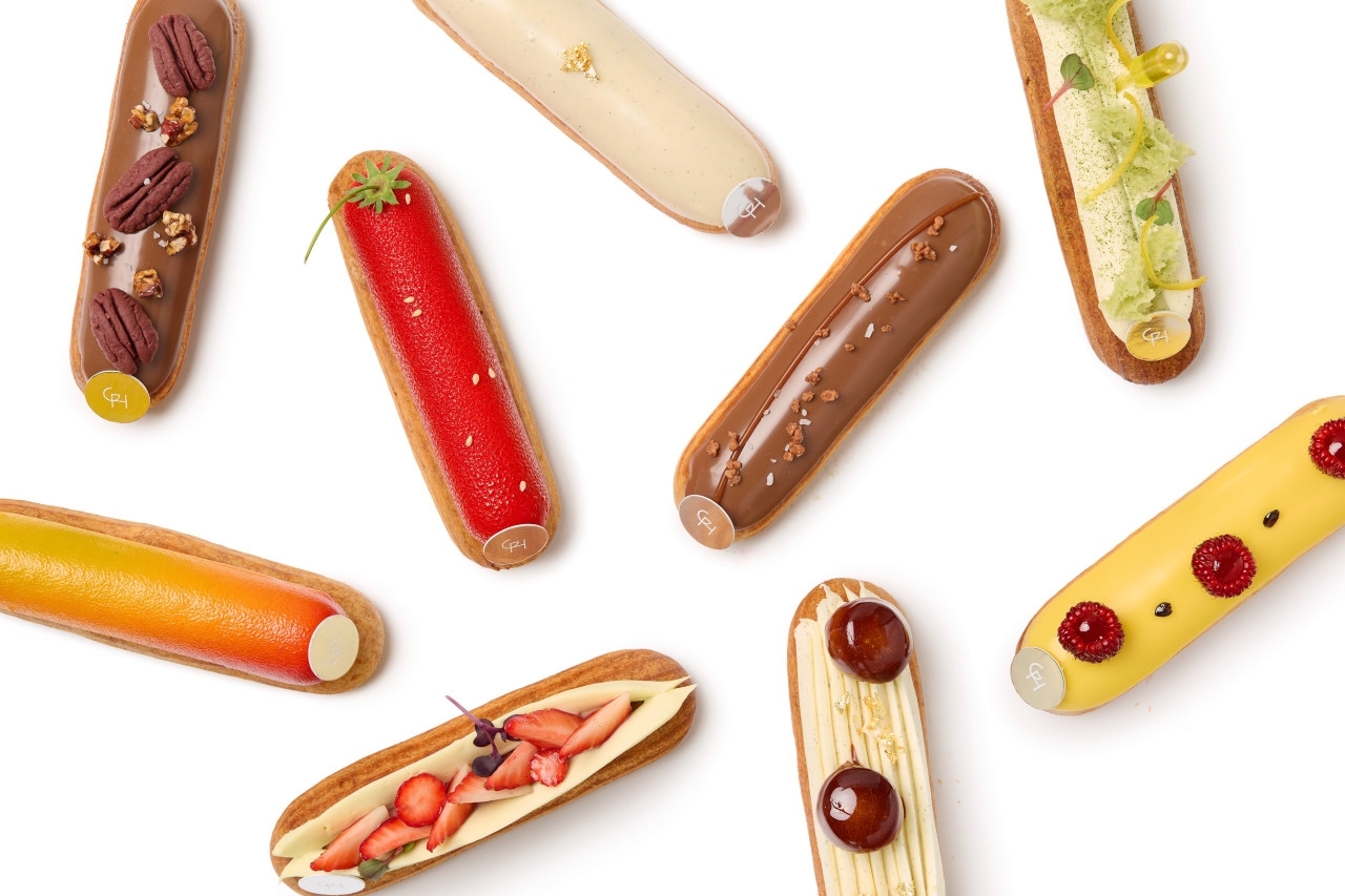 Eclairs, chef Yun Eun-young's signature menu items, at Garuharu in Gangnam-gu, Seoul (Garuharu)