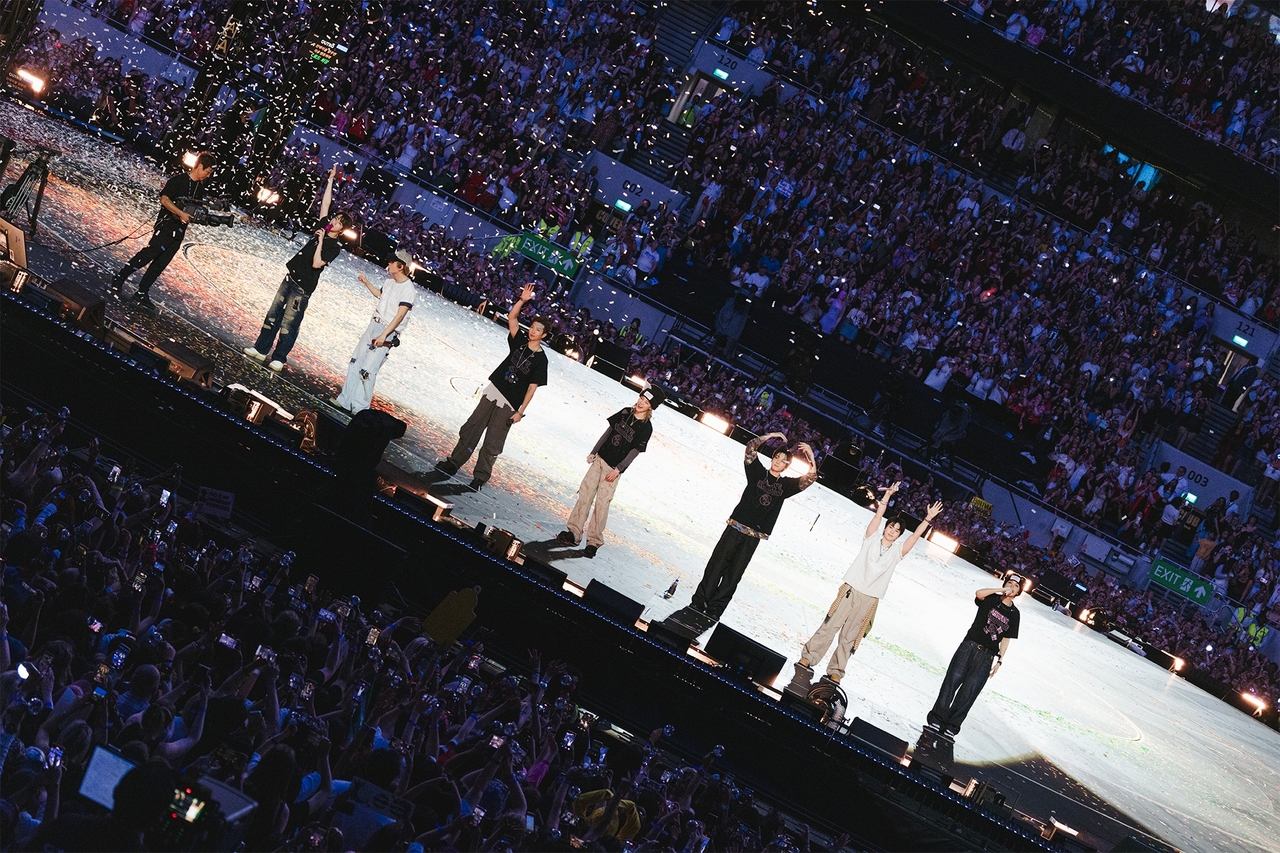 BTS performs during the