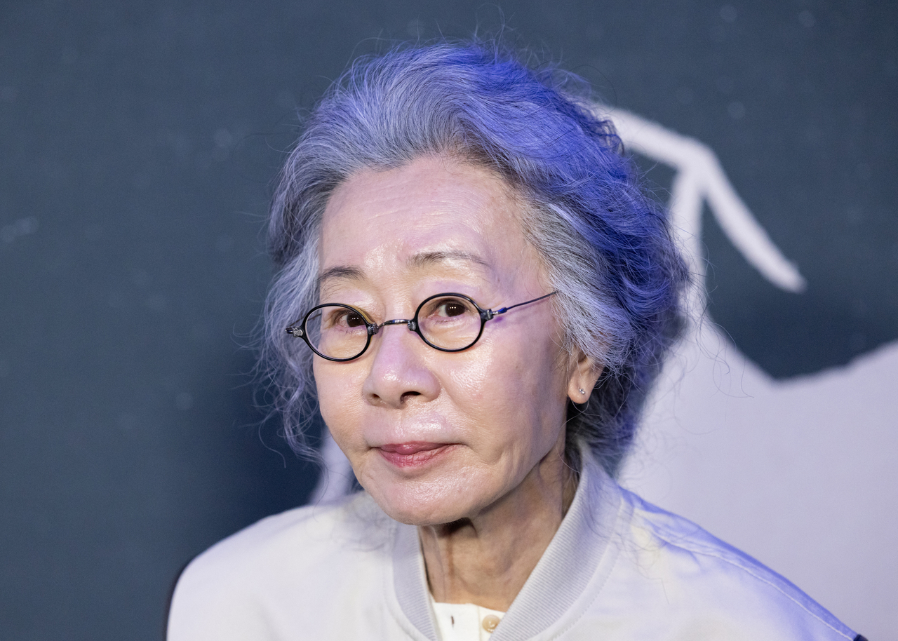 Youn Yuh-jung attends the "Beef S2" New York screening at Regal Union Square on April 15 in New York City. (Getty Images)