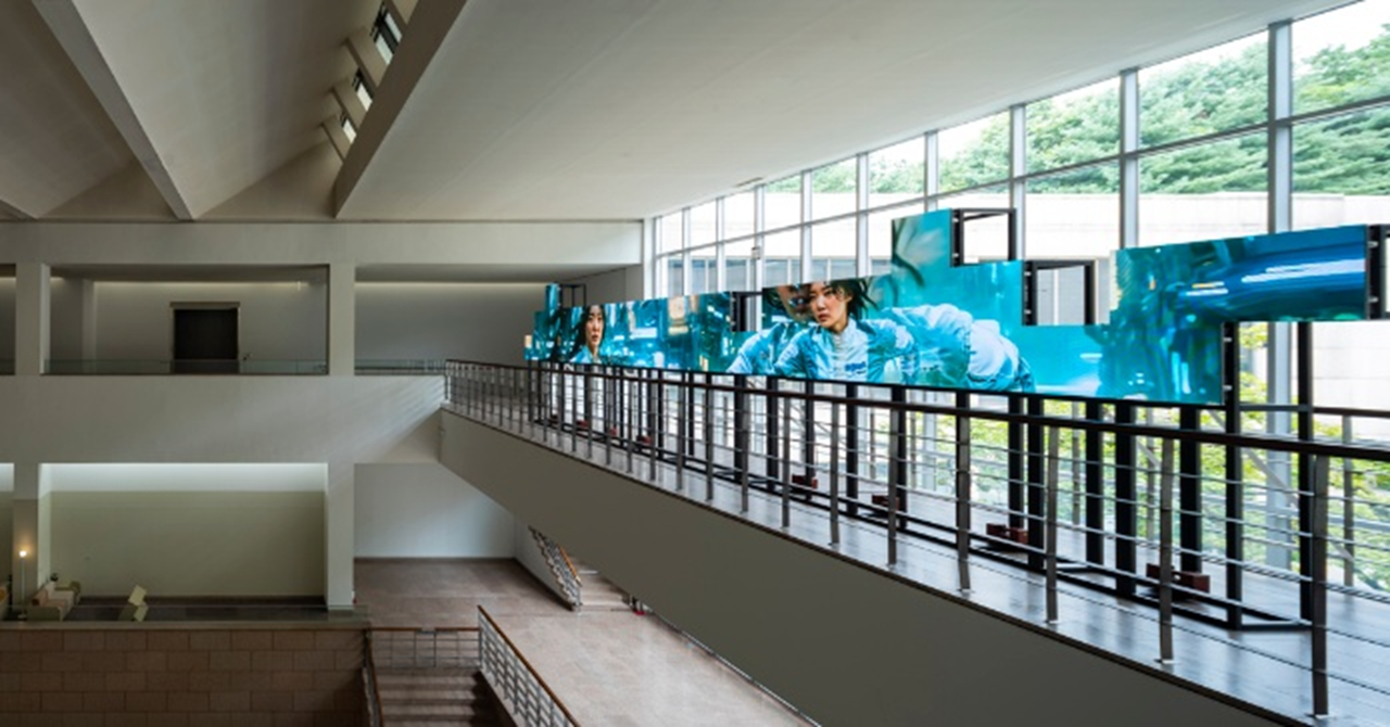 "Delivery Dancer's Arc: Inverse" by Kim Ayoung at MMCA Gwacheon (MMCA)