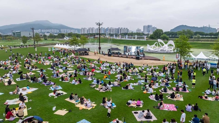 맥주 축제가 열릴 순천 오천그린광장.