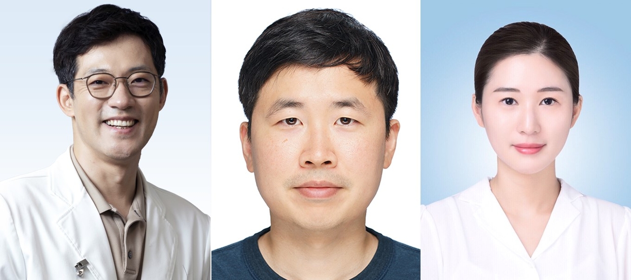 (왼쪽부터) 분당서울대병원 순환기내과 강시혁 교수, 권휘, 박세영 연구원
