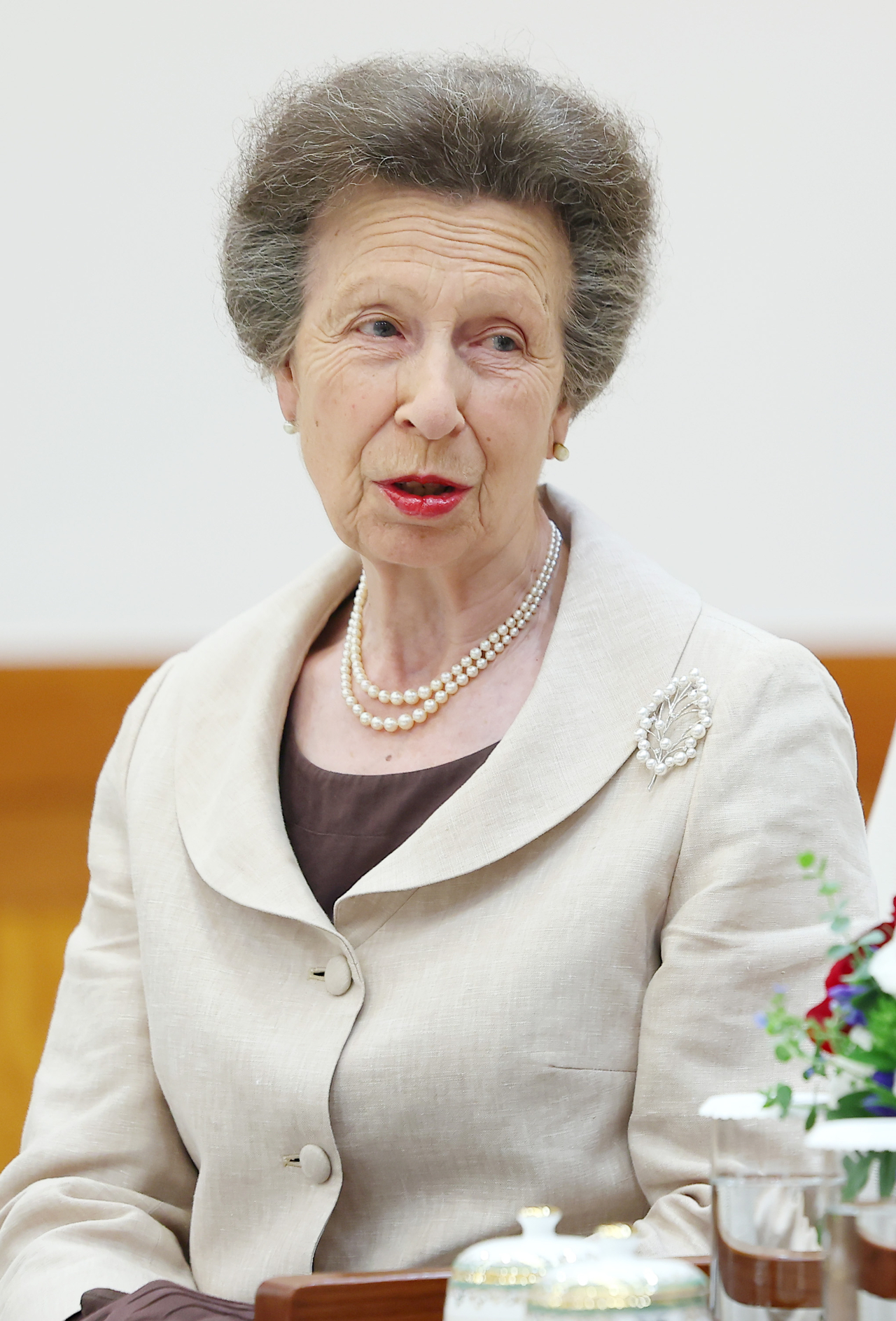 Princess Anne at Cheong Wa Dae on Tuesday (Yonhap)