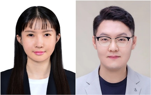 순천대 약학과 이세인 학부생(왼쪽)과 정승현 교수.