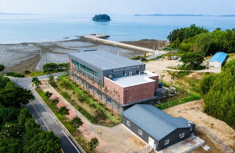 전남광주통합특별시 해남군은 오시아노 공공하수처리시설 설치사업 1단계를 완료했다.