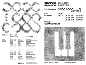Big Bang names world tour 'XX:Cosmos'
