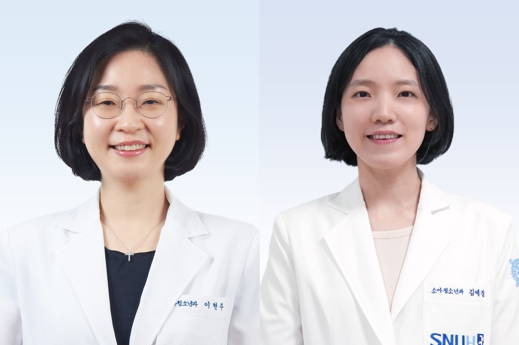 분당서울대병원 소아청소년과 이현주 교수(왼쪽), 김예경 교수(오른쪽)