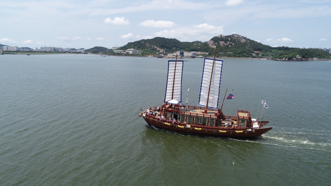 Joseon Tongsinsa vessel voyage event [World Heritage Committee website]