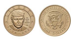 Trump's $1 coin revealed