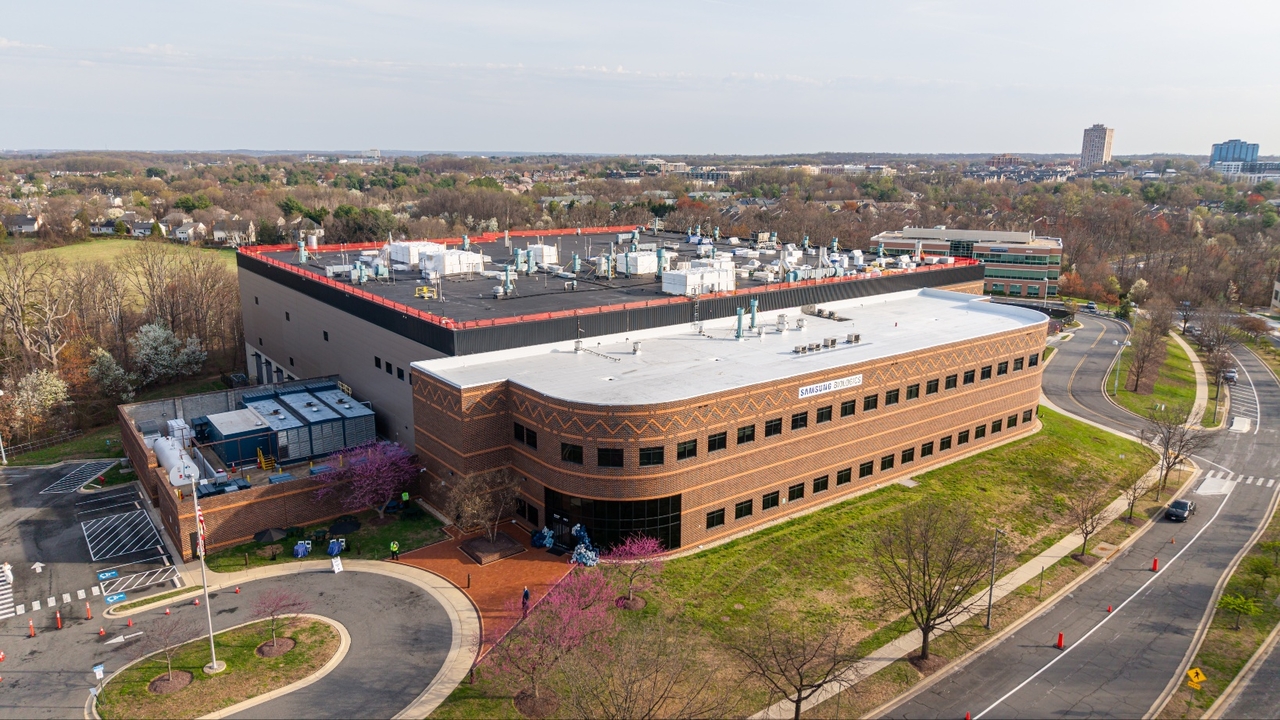 Samsung Biologics' biopharmaceutical production facility in Rockville, Maryland. (Samsung Biologics)