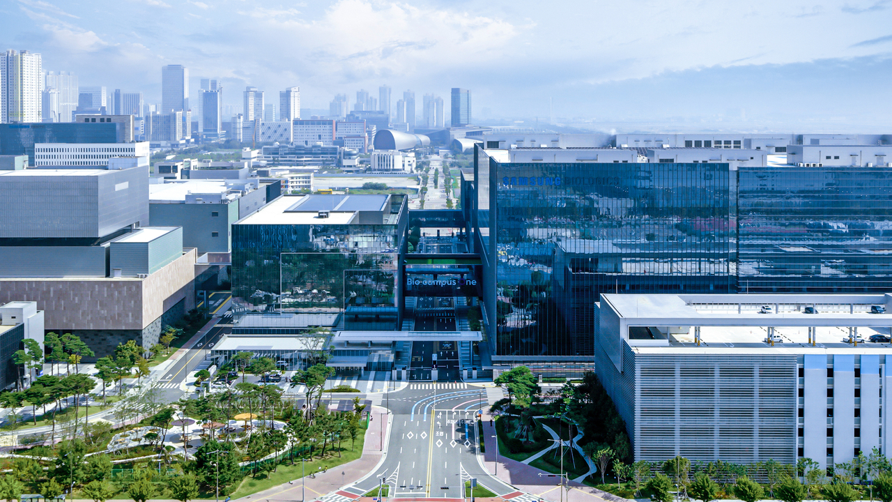 Samsung Biologics BioCampus 1 in Songdo, Incheon (Samsung Biologics)