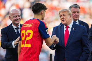 Trump laps up World Cup spotlight