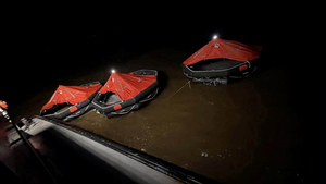 Dozens feared dead after passenger ferry sinks off coast of Guyana