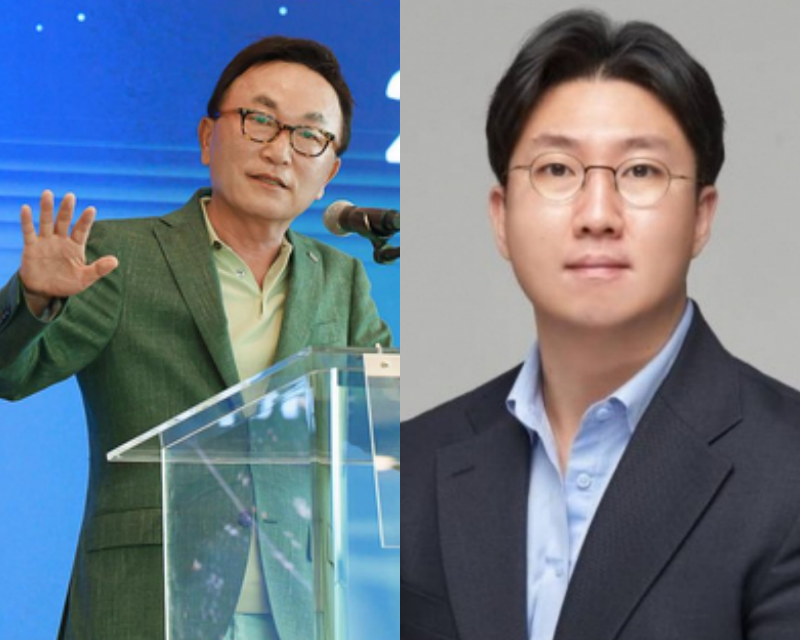 박현주 미래에셋그룹 글로벌전략가(GSO, 왼쪽)와 오세진 코빗 대표. 각 사 제공