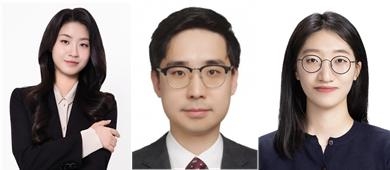 (왼쪽부터) 고려대 강지승 교수, 경희대 연동건 교수, 경희대 김현진 연구원