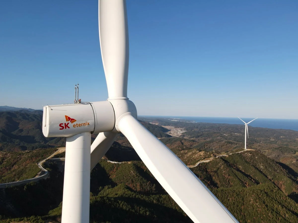 A wind farm operated by SK Eternix. (SK Eternix)