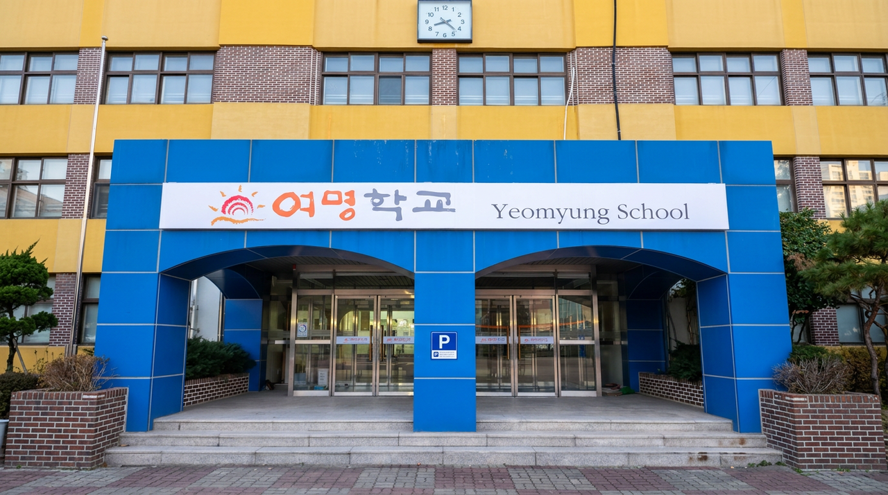 서울 강서구 염강초등학교 폐교 부지에 자리한 여명학교 건물 전경. 현대차그룹은 통일부, 서울시교육청과 협력해 이 부지에 여명학교 새 교사를 짓고 북한 배경 청소년의 안정적인 교육 환경 조성을 지원한다. [여명학교 제공]